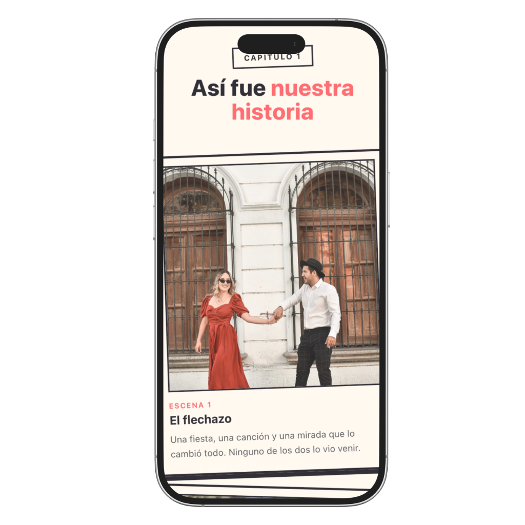 Ejemplo de invitación Evora, colección Prisma